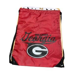 University of Georgia Drawstring Backpack UGA Bulldogs Cinch Pack - Mesh & Micro